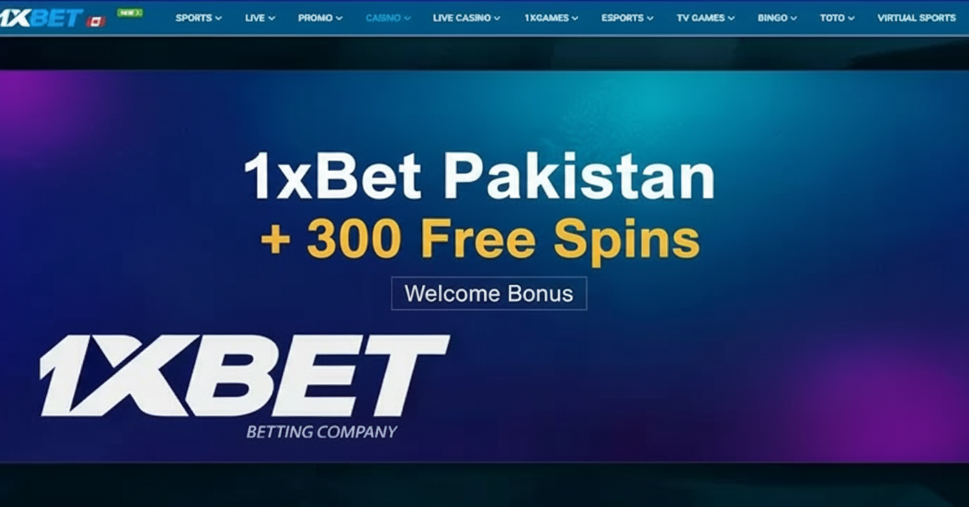 1xBet Pakistan Welcome Bonus 490 PKR + 300 Free Spins
